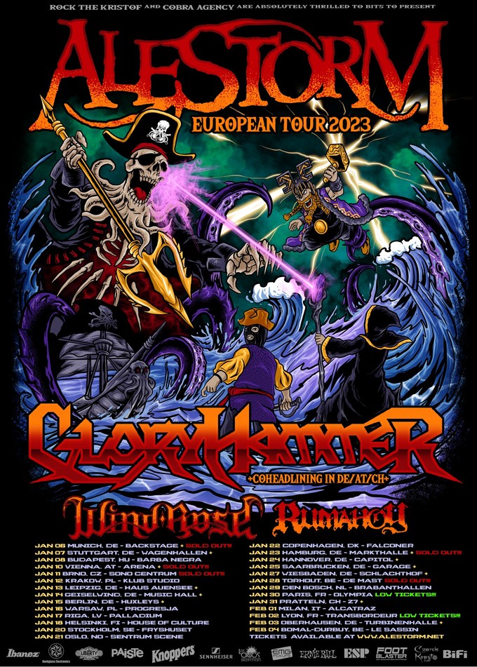 ALESTORM + GLORYHAMMER Tour 2023